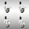 Service Caster 3 Inch 316SS Gray Poly Swivel 1-1/2 Inch Expanding Stem Caster Lock Brake, 2PK SCC-SS316TTLEX20S314-PPUB-2-S-2-112 - alternate 1